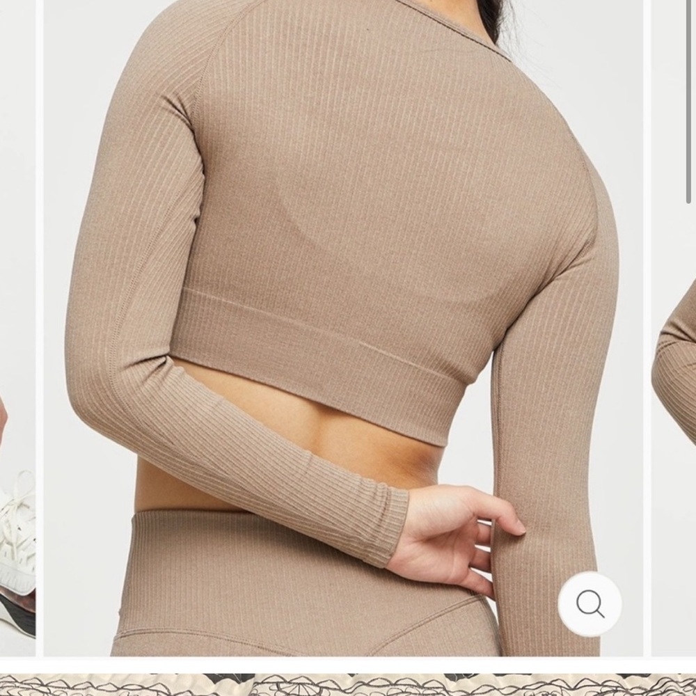 Ribbed crop top